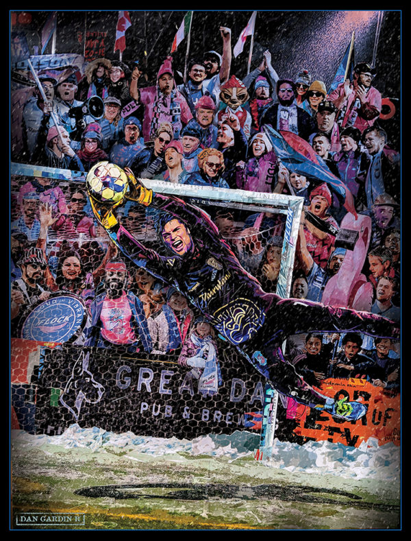 Spring Soccer Dan Gardiner Art